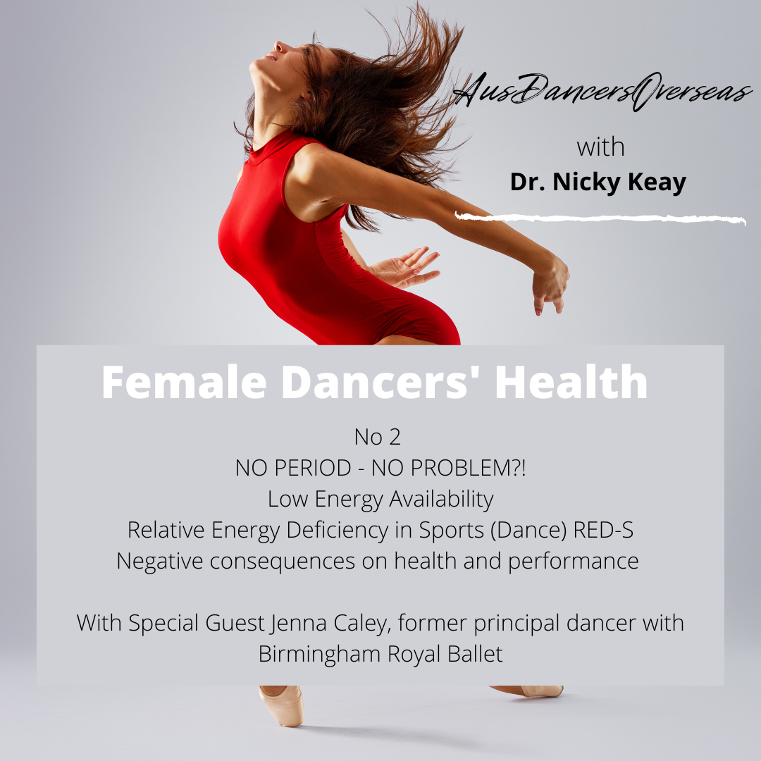 Female Dancers’ Health: No 2 – No Period – No Problem ...