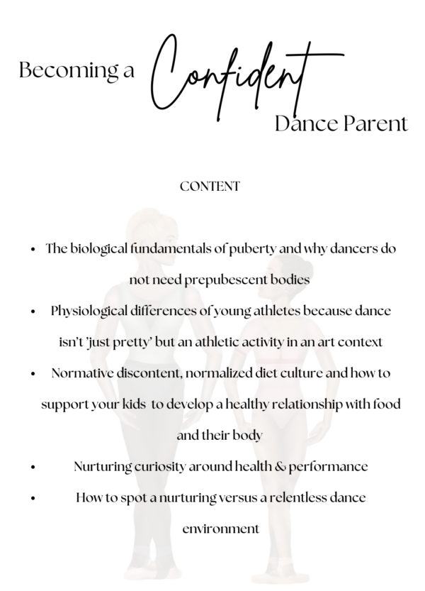 BECOMING A CONFIDENT DANCE PARENT - Image 3